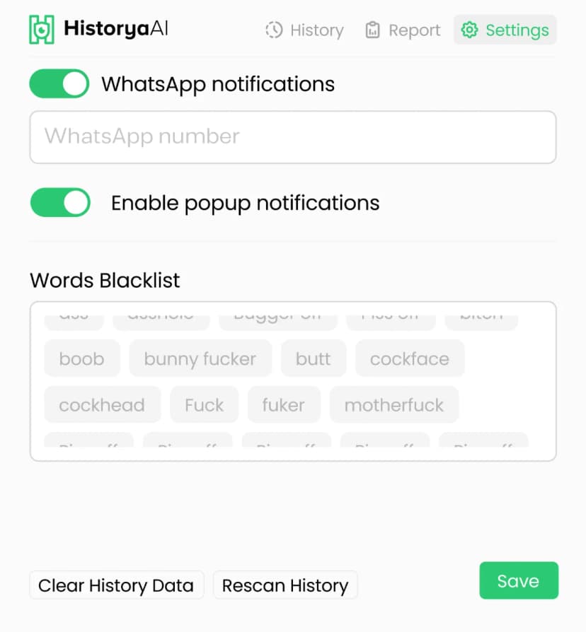 screenshot illustrating features